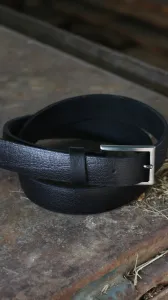 Walex Leather Siyah Renk Hakiki Deri Kadın Kemeri