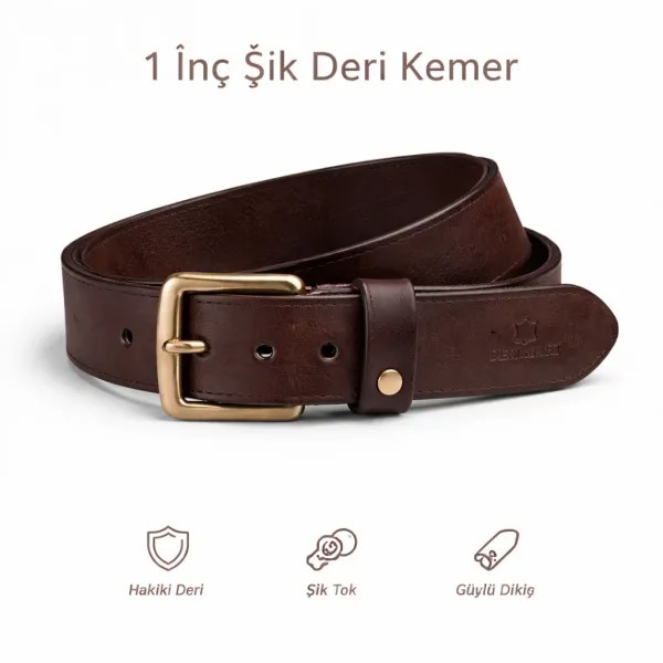 1 inç Şık Deri Kemer