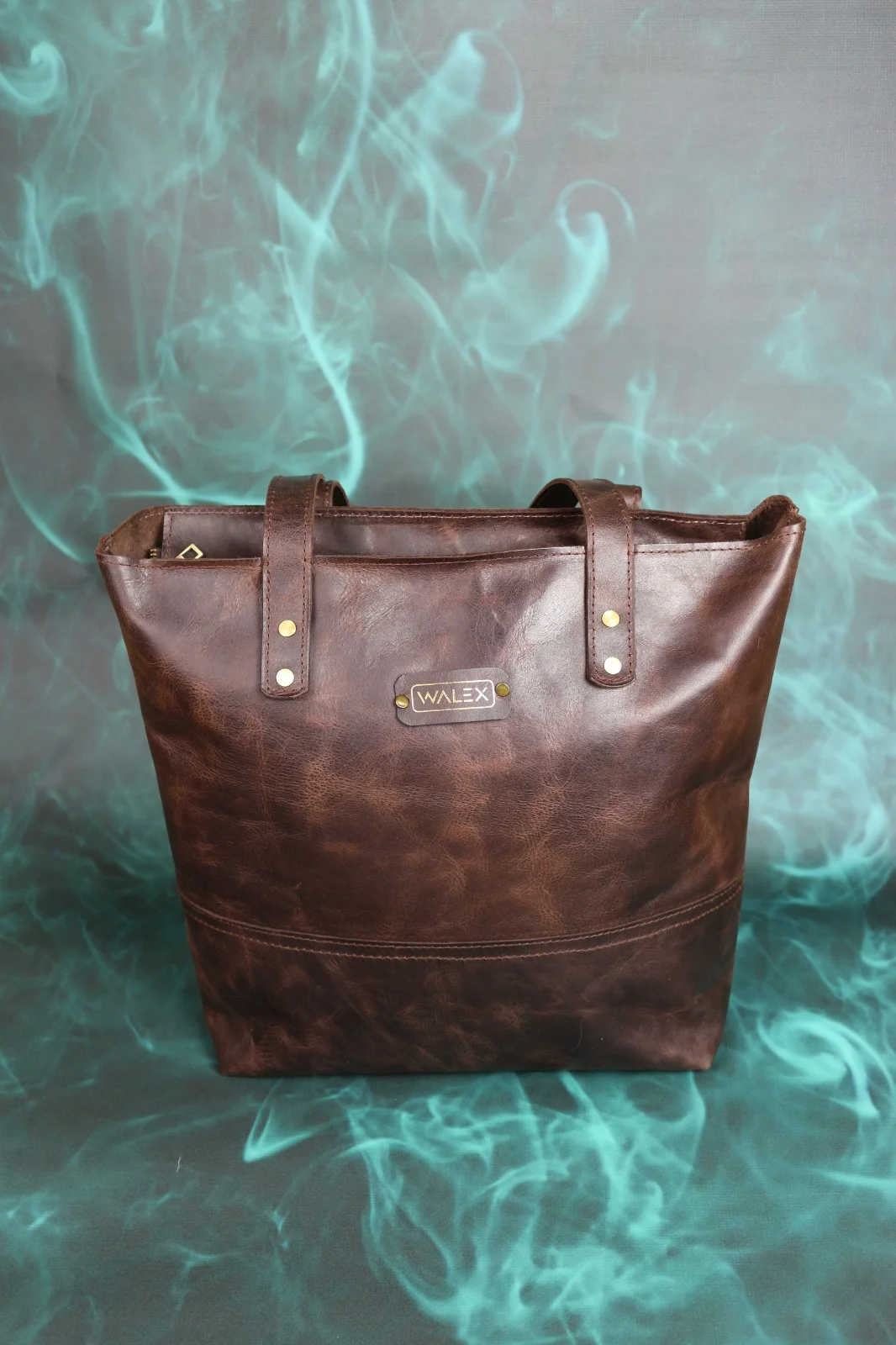 Walex Leather Hakiki Deri Tote Çanta - 4